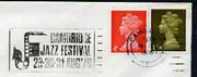 Postmark - Great Britain 1970 cover bearing illustrated slogan cancellation for Cambridge Jazz Festival