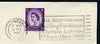 Postmark - Great Britain 1965 cover bearing illustrated slogan cancellation for Int Building Exhibition at Olympia