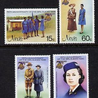 Nevis 1985 Girl Guides set of 4 unmounted mint SG 293-6