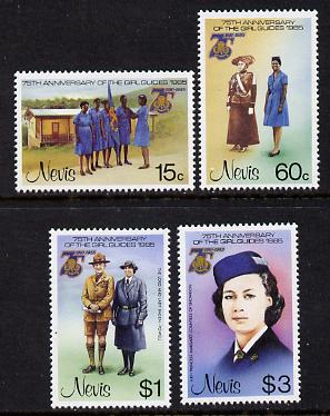 Nevis 1985 Girl Guides set of 4 unmounted mint SG 293-6