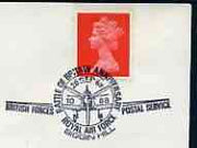 Postmark - Great Britain 1969 cover bearing illustrated cancellation for Battle of Britain Anniversary (BFPS)