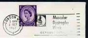 Postmark - Great Britain 1967 cover bearing illustrated slogan cancellation for Muscular Dystrophy Week