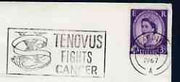 Postmark - Great Britain 1967 cover bearing illustrated slogan cancellation for Tenovus Fights Cancer