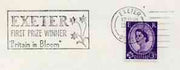 Postmark - Great Britain 1967 card bearing illustrated slogan cancellation for Britain in Bloom (Exeter)