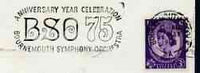 Postmark - Great Britain 1968 cover bearing illustrated slogan cancellation for Bournemouth Symphony Orchestra (75th Anniversary)
