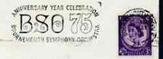 Postmark - Great Britain 1968 cover bearing illustrated slogan cancellation for Bournemouth Symphony Orchestra (75th Anniversary)