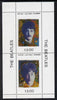 Batum 1995 Beatles set of 2 souvenir sheets each containing 2 values unmounted mint