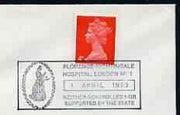 Postmark - Great Britain 1970 cover bearing illustrated slogan cancellation for Florence Nightingale Hospital