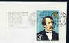Postmark - Great Britain 1974 cover bearing illustrated slogan cancellation for Chichester Festival Theatre