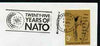 Postmark - Great Britain 1974 cover bearing illustrated slogan cancellation for 25 Years of NATO