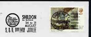 Postmark - Great Britain 1975 cover bearing illustrated slogan cancellation for Shildon S & D Railway Jubilee