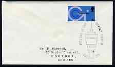 Postmark - Great Britain 1969 cover bearing illustrated cancellation Posted on the Post Office Tower
