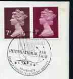 Postmark - Great Britain 1969 cover bearing illustrated cancellation for International Air Fair, Biggin Hill (BFPS)