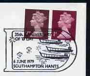 Postmark - Great Britain 1979 cover bearing illustrated cancellation for 35th Anniversary of D-Day (Southampton)