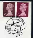 Postmark - Great Britain 1979 cover bearing illustrated cancellation for International Air Tattoo, Greenham Common (BFPS)