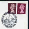 Postmark - Great Britain 1979 cover bearing illustrated cancellation for Pwllheli Lifeboat Dedication