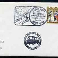 Postmark - Great Britain 1974 cover bearing illustrated cancellation for Duddon Valley Post Bus Service
