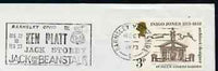 Postmark - Great Britain 1973 cover bearing slogan cancellation for Ken Platt in 'Jack & the Beanstalk' at Barnsley Civic Theatre