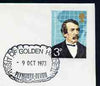 Postmark - Great Britain 1973 cover bearing special cancellation for Visit of Golden Hinde to Plymouth