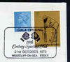 Postmark - Great Britain 1973 cover bearing illustrated cancellation for Opening of Century Sporting Club