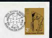 Postmark - Great Britain 1973 cover bearing illustrated cancellation for Royal Marines Museum - Siege of Malta (BFPS)