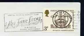 Postmark - Great Britain 1974 cover bearing illustrated slogan cancellation for 'My Fair Lady' at Bristol Hippodrome