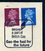 Postmark - Great Britain 1978 cover bearing illustrated cancellation for Segas - the Fuel of the Future