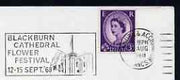 Postmark - Great Britain 1968 cover bearing illustrated slogan cancellation for Blackburn Cathedral Flower Festival