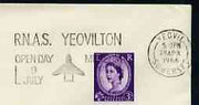 Postmark - Great Britain 1966 cover bearing illustrated slogan cancellation for RNAS Yeovilton Open Day