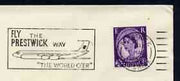 Postmark - Great Britain 1966 cover bearing illustrated slogan cancellation for Fly the Prestwick Way