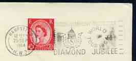 Postmark - Great Britain 1964 cover bearing illustrated slogan cancellation for Diamond Jubilee London Symphony Orchestra