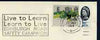 Postmark - Great Britain 1964 cover bearing illustrated slogan cancellation for Edinburgh Road Safety Campaign (Live to Learn, Learn to Live)