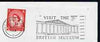Postmark - Great Britain 1964 cover bearing illustrated slogan cancellation for 'Visit the British Museum'