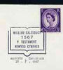 Postmark - Great Britain 1967 cover bearing illustrated slogan cancellation for William Salesbury (Welsh translator)