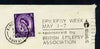 Postmark - Great Britain 1966 cover bearing illustrated slogan cancellation for Epilepsy Week