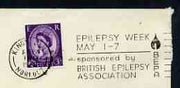 Postmark - Great Britain 1966 cover bearing illustrated slogan cancellation for Epilepsy Week