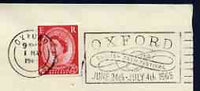 Postmark - Great Britain 1965 cover bearing illustrated slogan cancellation for English Bach Festival at Oxford