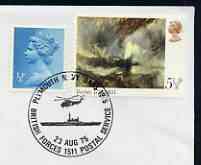 Postmark - Great Britain 1975 cover bearing illustrated slogan cancellation for Navy Days at Portsmouth (BFPS)