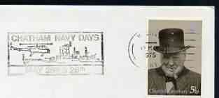 Postmark - Great Britain 1975 cover bearing illustrated slogan cancellation for Chatham Navy Days