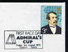 Postmark - Great Britain 1973 cover bearing illustrated cancellation for First Race Day, Admiral's Cup
