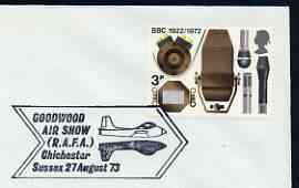 Postmark - Great Britain 1973 cover bearing illustrated cancellation for RAFA Air Display at Goodwood