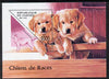 Guinea - Conakry 1997 Dogs miniature sheet containing triangular 1000f value cto used