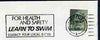 Postmark - Great Britain 1975 cover bearing illustrated slogan cancellation for Learn to Swim (Leicester)