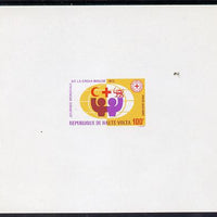 Upper Volta 1972 Red Cross imperf deluxe souvenir,sheet unmounted mint