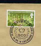 Postmark - Great Britain 1970 cover bearing illustrated cancellation for 9th British Commonwealth Games
