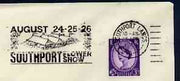 Postmark - Great Britain 1966 cover bearing illustrated slogan cancellation for Southport Flower Show