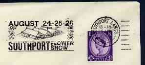 Postmark - Great Britain 1966 cover bearing illustrated slogan cancellation for Southport Flower Show