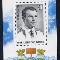 Russia 1976 15th Anniversary of First Man in Space (Gagarin) m/sheet unmounted mint, SG MS4503, Mi BL 111