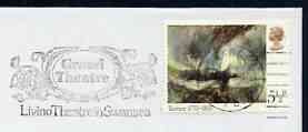 Postmark - Great Britain 1975 cover bearing illustrated slogan cancellation for Grand Theatre, Swansea