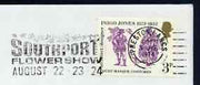 Postmark - Great Britain 1974 cover bearing illustrated slogan cancellation for Southport Flower Show